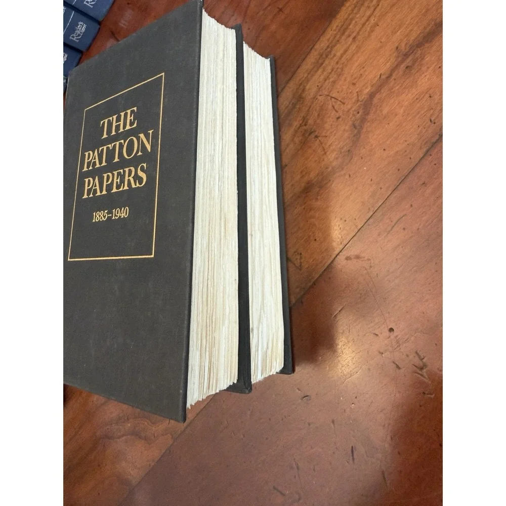 The Patton Papers Vol 1 & 2 Set Hardcover Martin Blumenson WWII History 1972
